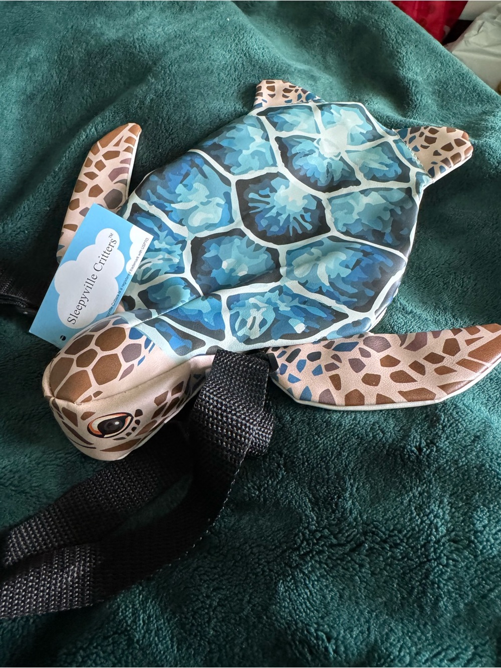 a Sleepyville Critters Sea Turtle Crossbody/Shoulder Bag